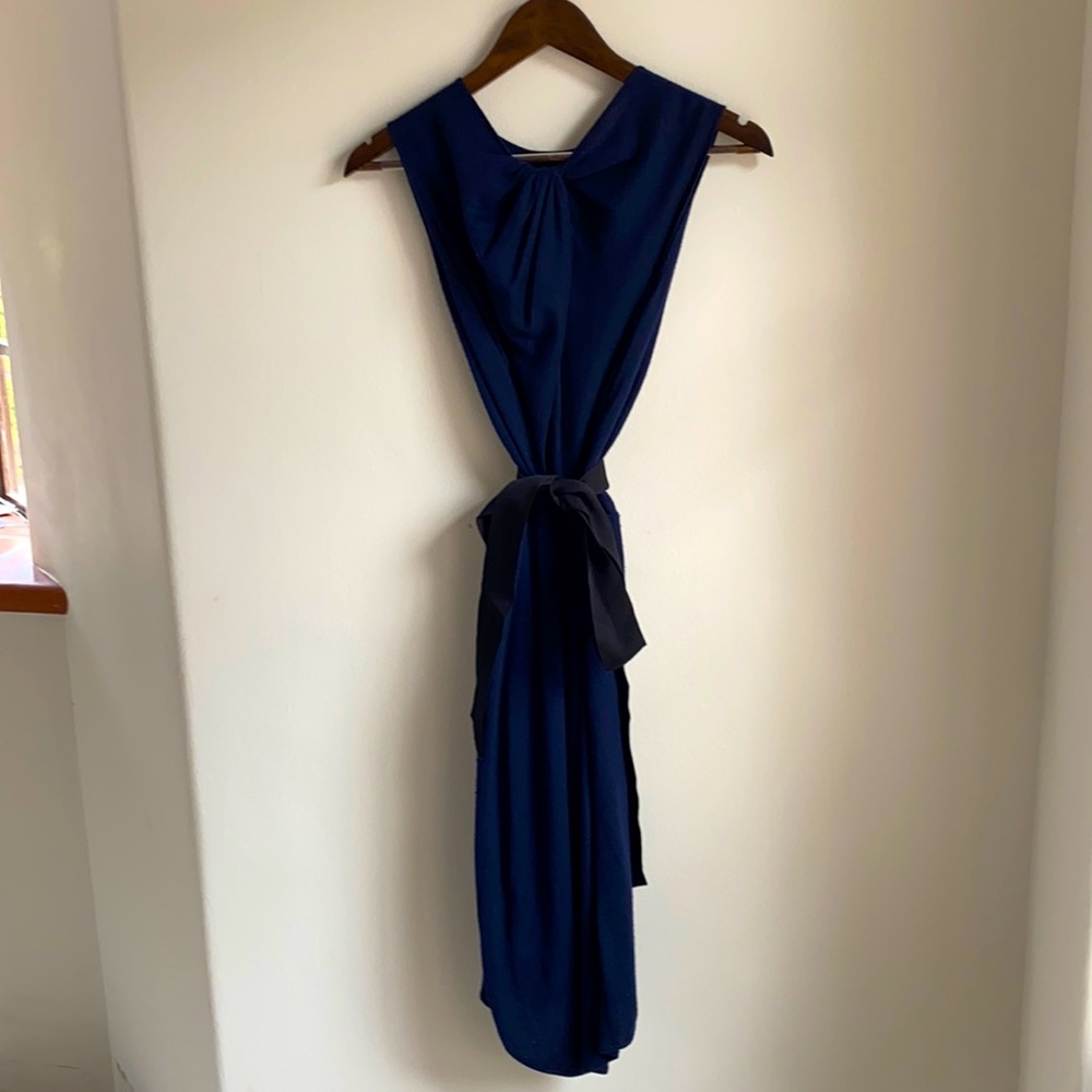Ferragamo Dark Blue Dress Size S